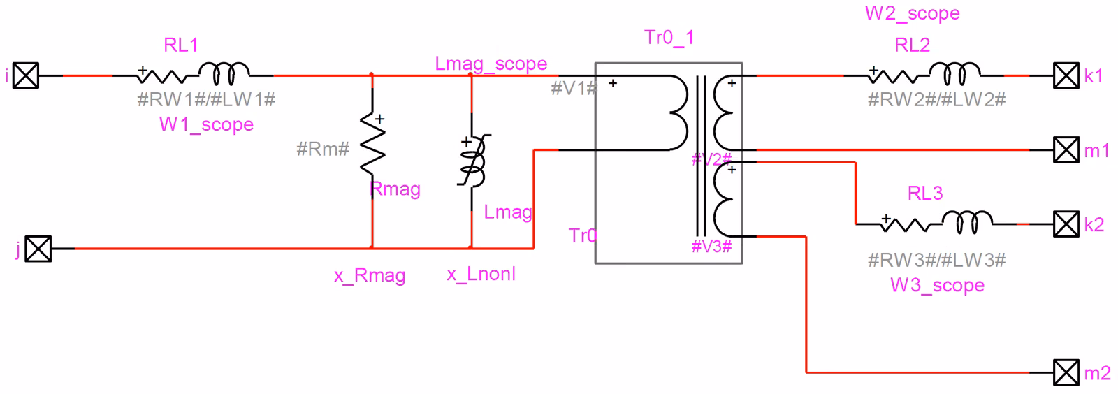 Single-phase three-winding building block
